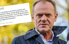 Donald Tusk: rządy Niemiec, Włoch i Węgier się zhańbiły