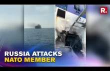 Rumuński statek ostrzelny na Morzu Czarnym