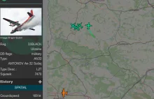 Cztery militarne samoloty Ukrainy lecą nad Polską. Czy ktoś wie dlaczego?