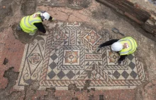 W Londynie odkryto dużą rzymską mozaikę