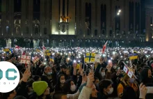 Wylew gniewu w Gruzji z powodu bezczynności rządu wobec Ukrainy