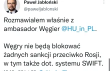 Węgry nie będą blokować ŻADNYCH sankcji przeciwko Rosji.