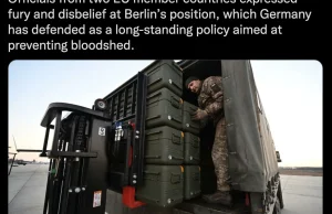 Niemcy blokują dostawy broni bo nie chcą rozlewu krwi !!