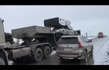 Wyrzutnie TOS-1 przekroczyły granicę ukraińską i kierują się na Kijów