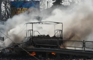 Wojna na Ukrainie. Rosjanie ostrzelali w obwodzie charkowskim autokar z cywilami