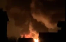 Rosja zbombardowała skład ropy w Wasylkowie. 30km od Kijowa