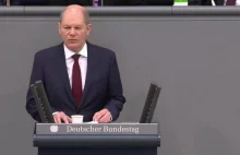 Kanclerz Niemiec Olaf Scholz o inwazji Rosji na Ukrainę: będziemy bronić...