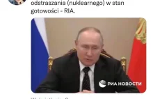 Pilne! Putin nakazał postawienie sił odstraszania nuklearnego w stan gotowości