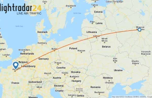 Aeroflot z Moskwy do Paryża zawraca