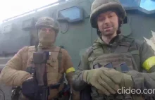 Ukraiński żołnierz zwrócił się do rosyjskiego wojska.