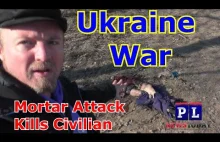18+ Ukraine Mortar Attack Kills Civilian Waiting For Bus In Donetsk...