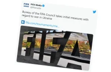 FIFA nie wyrzuciła Rosji. Sankcje? Brak flagi, hymnu i kibiców.