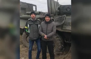 Ukraińscy kolejarze przejęli rosyjski transporter opancerzony