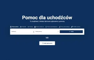 Serwis pomocowy dla uchodźców wojennych - pomóżmy rozpromować!