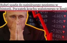 PUTIN ma problemy! Zaczyna się KRACH WALUTOWY W ROSJI!