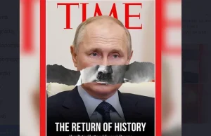 Putin jako Hitler. Podrobiona okładka magazynu "Time" stała się viralem.