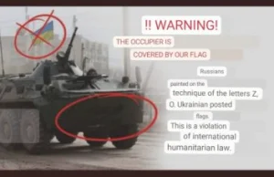 Wojsko rosyjskie wywiesza białe flagi i atakuje po zbliżeniu Ukraińców