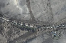 Zbliżają się do Kijowa! Zdjęcia satelitarne pokazują, co szykuje Rosja.