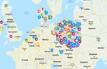 Europejska mapa miejsc przyjęć uchodźców z Ukrainy. Polska jest nimi zalana!