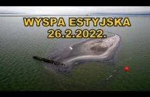 Przekop Mierzei Wiślanej - Wyspa Estyjska 26.2.2022 - dron 4K.