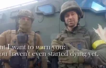 Ukraiński wojskowy ma kilka słów dla najeźdźców z Rosji