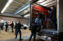 Rzeszów: Tiry z pomocą humanitarną wyruszyły na Ukrainę