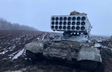 Armia ukraińska właśnie zdobyła rosyjski system artylerii MRL TOS-1A
