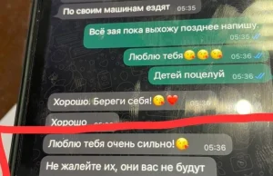 Wstrząsające smsy w telefonie rosyjskiego okupanta. "Nie miej dla nich litości"