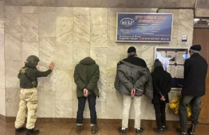 W Kijowie policja zdemaskowała pięciu sabotażystów na stacji metra.