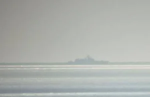 Płonie rosyjski okręt u wybrzeży Odessy