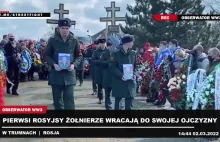 Pierwsi rosyjscy żołnierze wracają do swojej ojczyzny