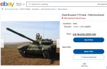 Ukraina sprzedaje używany radziecki czołg t72 na ebayu