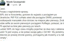 Czy marszałek Podkarpackiego blokował dla zdjęcia pociąg dla uchodźców?Mikroblog
