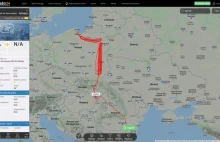 Trasy lotów samolotów szpiegowskich NATO oraz USA w Europie Wschodniej