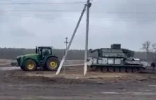 Ukraińscy rolnicy spalili wyrzutnie rakiet Pancyr S-1