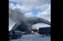 Antonov An-225 Mrija w ogniu! Nowe zdjęcia z lotniska w Hostomelu