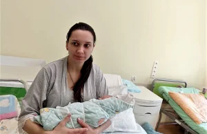 Ukrainka uciekająca przed rosyjską inwazją urodziła dziecko w brzeskim...
