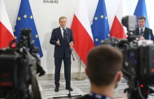 Donald Tusk: chwali rząd PiS i prezydenta Dudę.