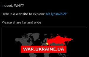 Ukraińska wersja przyczyn rozpoczęcia wojny wg oficjalnego profilu Ukrainy