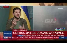 Zełenski: Polska we wszystkim nam pomaga, jesteśmy prawdziwymi przyjaciółmi.