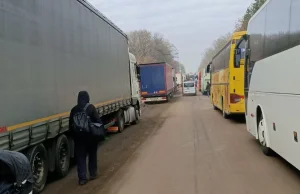 Polscy kierowcy nadal na Ukrainie.