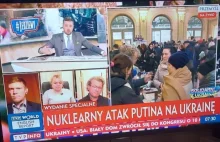 TVPiS straszy Polaków i napędza panikę, bo Rosja ostrzelała elektrownię jądrową