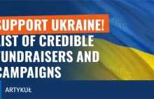 Lista zbiórek online dla Ukrainy