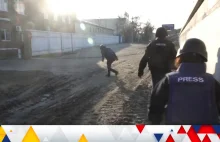 Wojska rosyjskie ostrzelały dziennikarzy Sky News. Jeden został ranny.