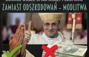 Kościoł wobec ofiar księży pedofilów, zamiast odszkodowań - modlitwa