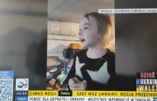 Dziewczynka w schronie śpiewa "Mam tę moc", prezenterka TVN24 nie kryje emocji