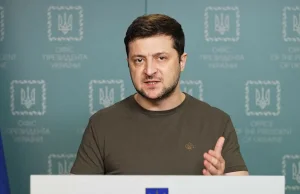 Zełenski mobilizuje Ukraińców do walki i mówi o "wypędzaniu zła z Ukrainy"