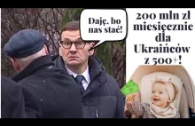 200 mln zł miesięcznie dla Ukraińców? Konflikt Polacy vs Ukraińcy przez 500+?