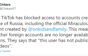 TikTok zablokował konta zagranicznych twórców w Rosji! Dostępne tylko Rosyjskie