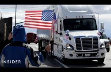 Wewnątrz the Trucker Convoy jadącego do Waszyngtonu